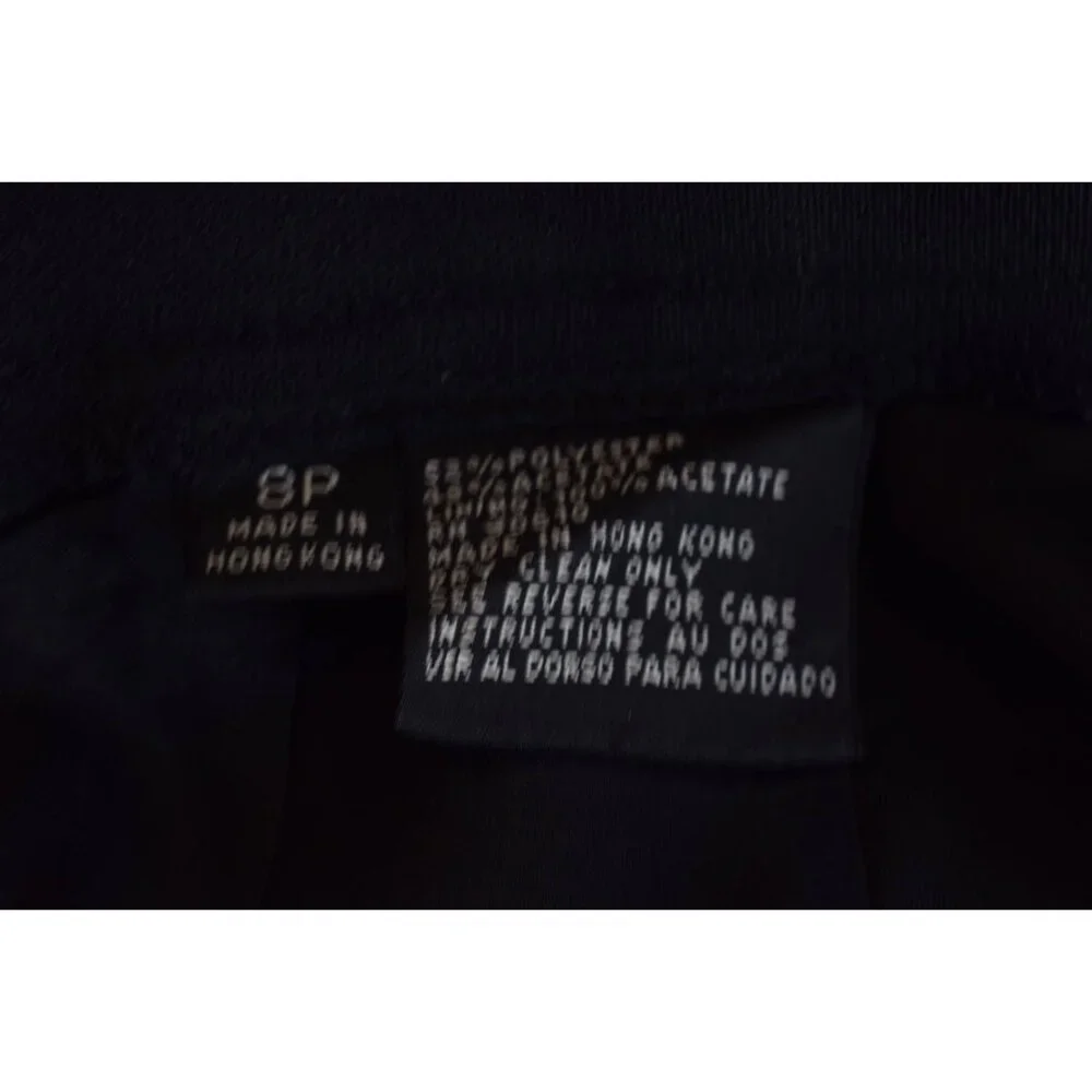 Vintage 90s Black Pencil Skirt size‎ 8P